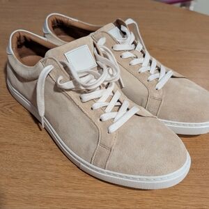 Allen Edmonds Courtside Tan Suede Sneakers Size 11.5